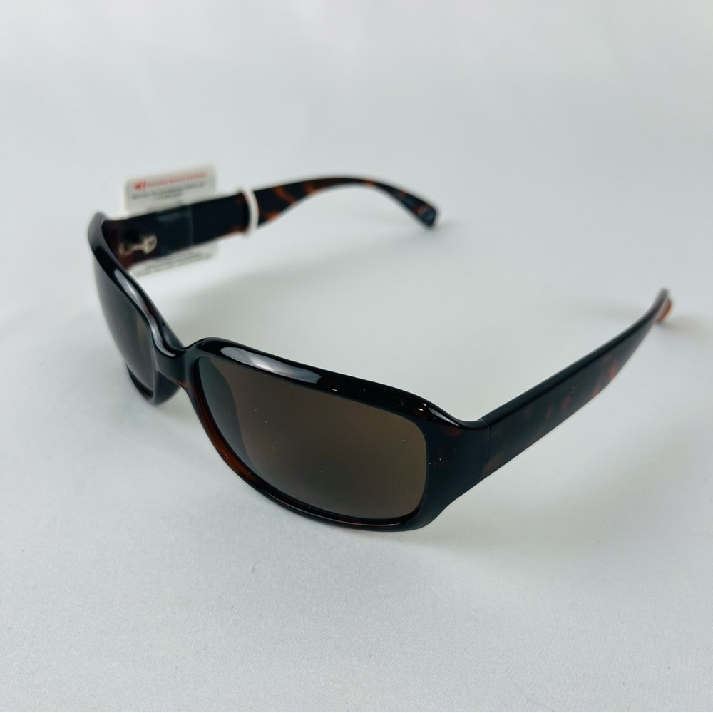 Croft & Barrow Sunglasses Tortoise Shell Frame Brown Lenses 100% UV Protection - Picture 2 of 10